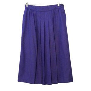 Pendleton Wool Skirt, Pleated Skirt, Tagged Size 16, Made in USA, Academia Core,
